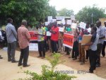 Sit-in du SYNATIC : Forte mobilisation des Journalistes du Sud-ouest