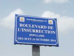 L'ex Boulevard France-Afrique s'appelle désormais Boulevard de l'insurrection populaire des 30 et 31 octobre