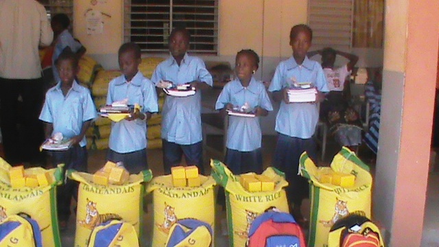 Quelques enfants parrainés des écoles primaires