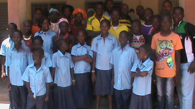 Groupe des enfants parrainés