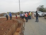 Infrastructures endommagées à Gaoua : Le ministre Eric Bougouma était sur le terrain